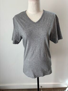 Men's theory Classic Gray Crew Neck T-Shirt